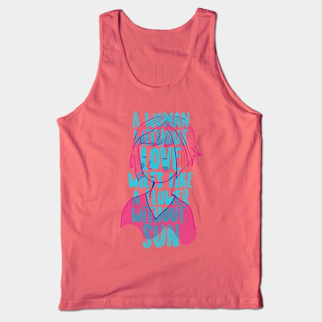 Amelie - Love Tank Top by quadrin